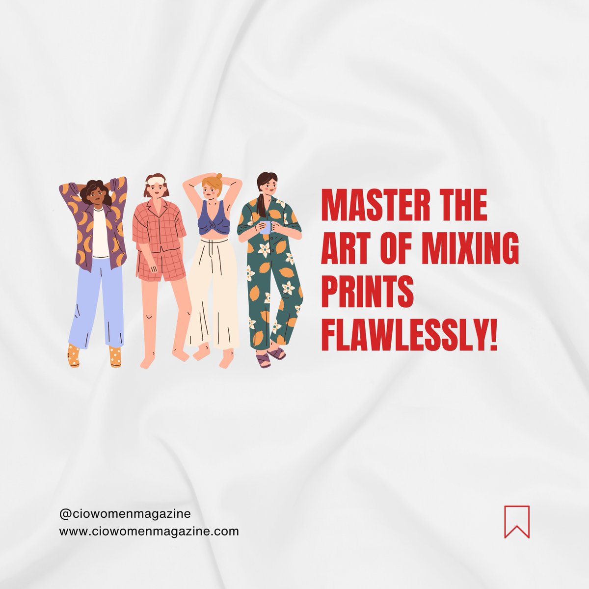 ciowomenmag's tweet image. Mixing prints can elevate your style, but it’s an art! Master the balance of patterns for a bold yet polished look that stands out effortlessly.

#MixingPrints #FashionTips #StyleInspiration #BoldAndBeautiful