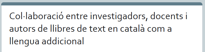 Grup de recerca Glossa | UVic-UCC tweet media