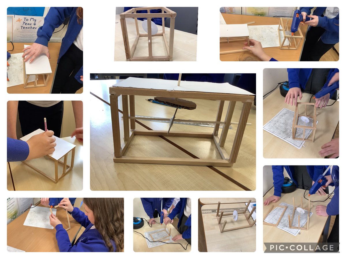 OakDallamCPS's tweet photo. We had a DT morning during which we made automata. The skills we used were teamwork, accurately measuring, sawing, using a glue gun and drilling. https://t.co/Ce2oi782Xr