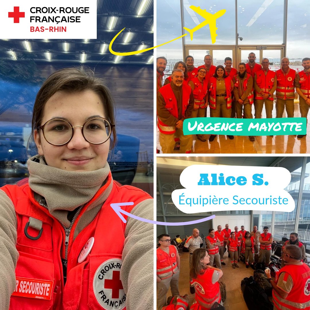 [Urgence Mayotte]

Un nouveau départ de bénévoles de la CRf pour l'île de Mayotte

Sur ce vol, Alice, étudiante et bénévole CRf dans la Bas-Rhin en qualité d'Équipière Secouriste

Vous pouvez continuer à nous aider :

donner.croix-rouge.fr/urgence-mayott…

📸 CRf DT67 Alice S.