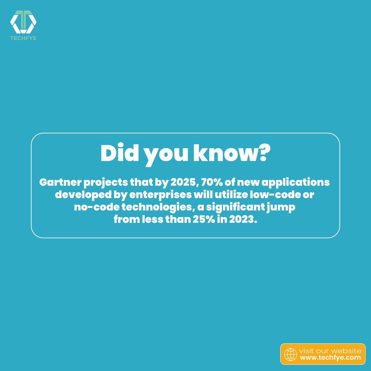 Techfyeinit's tweet image. Businesses are reshaping software development with low-code/no-code platforms. Low-code/no-code platforms will stimulate IT innovation and industry transformation in 2025. In this post, we will explore how this will happen.
#lowcodeplatform #LowCodeNoCode #IndustryTransformation