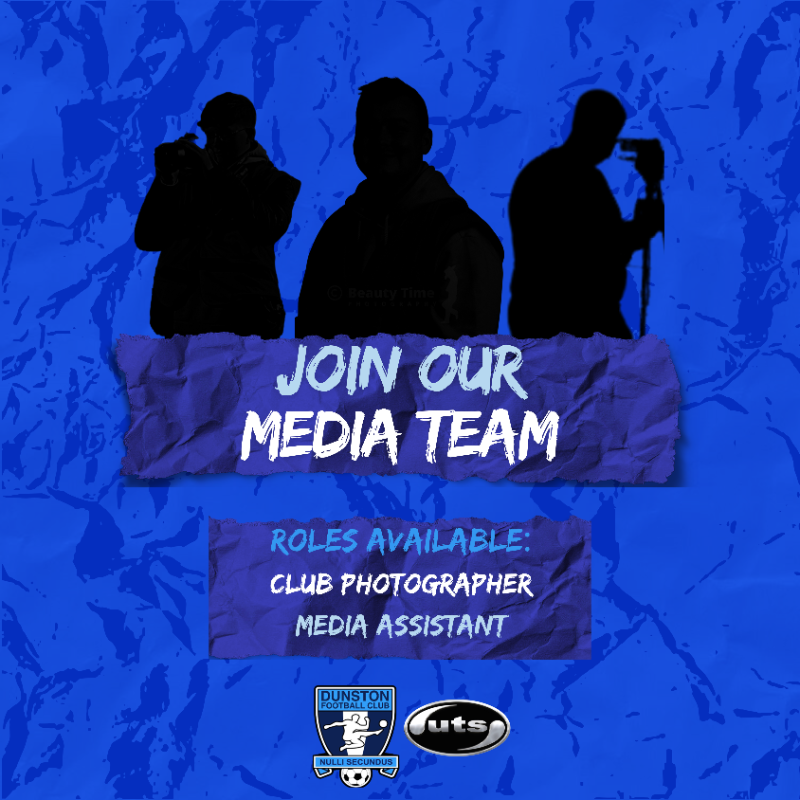 DunstonUTSFC's tweet photo. 📲 𝗝𝗢𝗜𝗡 𝗢𝗨𝗥 𝗠𝗘𝗗𝗜𝗔 𝗧𝗘𝗔𝗠

We are looking for a club photographer and a media assistant to join our ever-developing media team. 👨‍💻

All details can be found via the article attached. ⤵️

#WeAreDUTS 💙