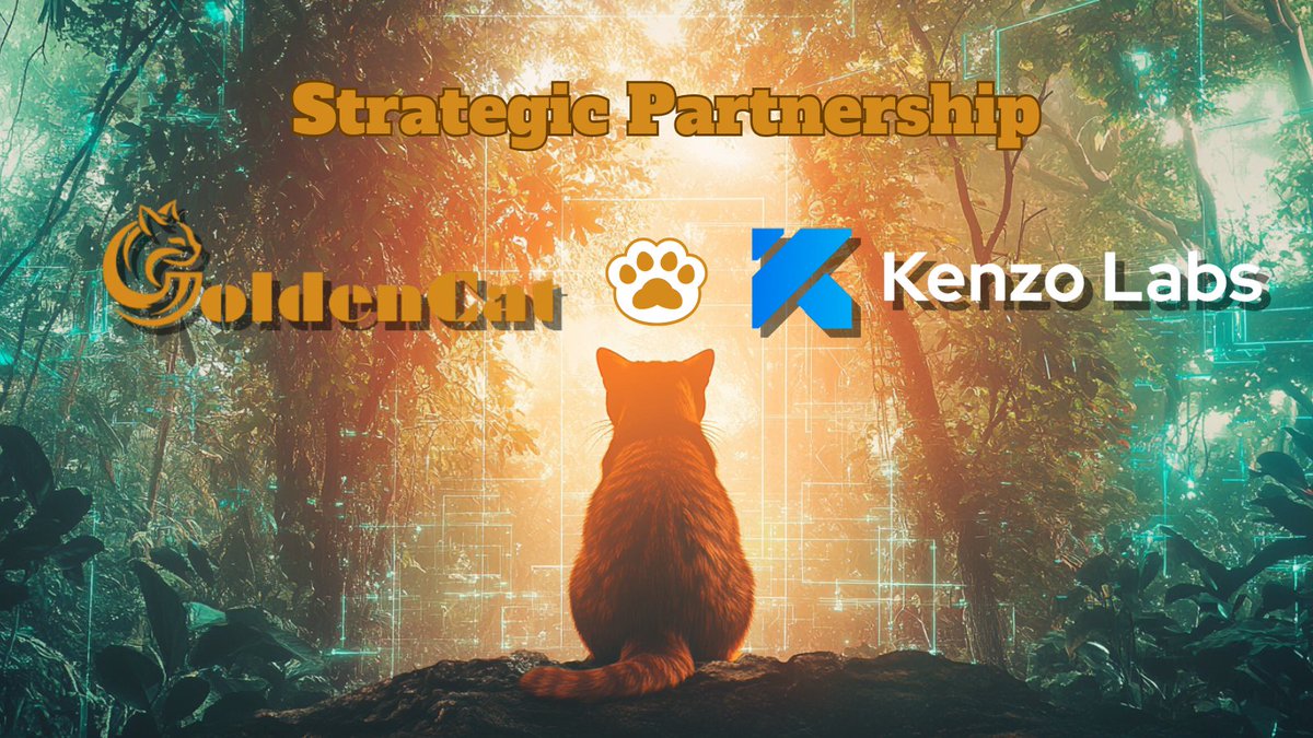 WildGoldenCat's tweet photo. 🔈 We’re excited to announce our new strategic partnership with @Kenzo_Labs! 🔈

We are thrilled to share that Kenzolabs has made a strategic investment in Golden Cat, further solidifying their commitment to our mission of redefining blockchain gaming and wildlife conservation. 🌟

This investment brings not only financial support but also Kenzolabs' extensive expertise in blockchain solutions and digital ecosystems. Together, we aim to elevate gameplay, enhance community engagement, and redefine the Web3 experience.

Golden Cat will continue to grow as a game-changing platform where players actively contribute to wildlife conservation, rescue and nurture virtual animals, and earn meaningful rewards. 🐾

With Kenzolabs by our side, this partnership empowers us to achieve new milestones and expand our mission to protect endangered species through engaging gameplay and innovative technology. 🚀

🔗 Social Links
🌐 Website: https://t.co/E9rYGU21kg
✉️ Telegram: https://t.co/0Y6fhkvPqq
❌ X: https://t.co/l3yoXfXolv

Together, we innovate and grow!