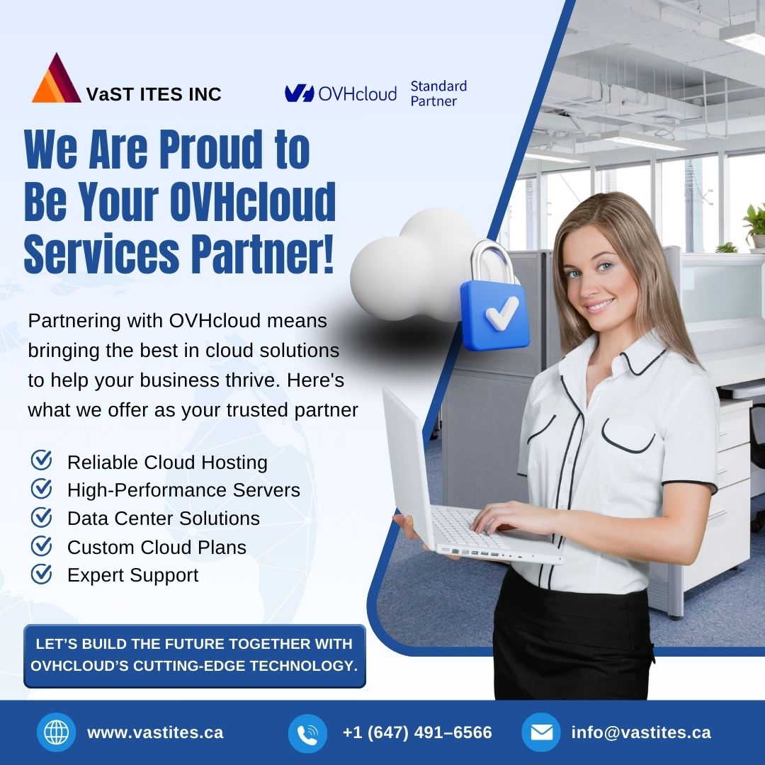 VaST_ITES_INC's tweet photo. We Are Proud to Be Your OVHcloud Services Partner!
Partnering with OVHcloud means bringing the best in cloud solutions to help your business thrive. Here’s what we offer as your trusted partner.
#OVHcloudPartner #Cloud #OVHcloud #vastitesinc #OpenTrustedCloud #devops #Linux https://t.co/p2ZvUQDw3y
