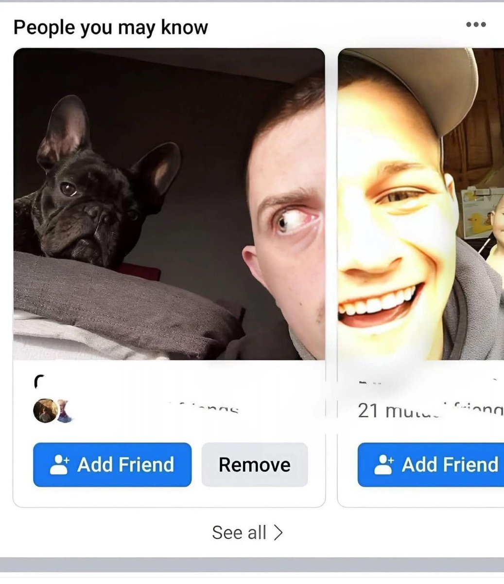 ZeMoller's tweet image. This lined up perfectly, into a horror show as I scrolled through on Facebook