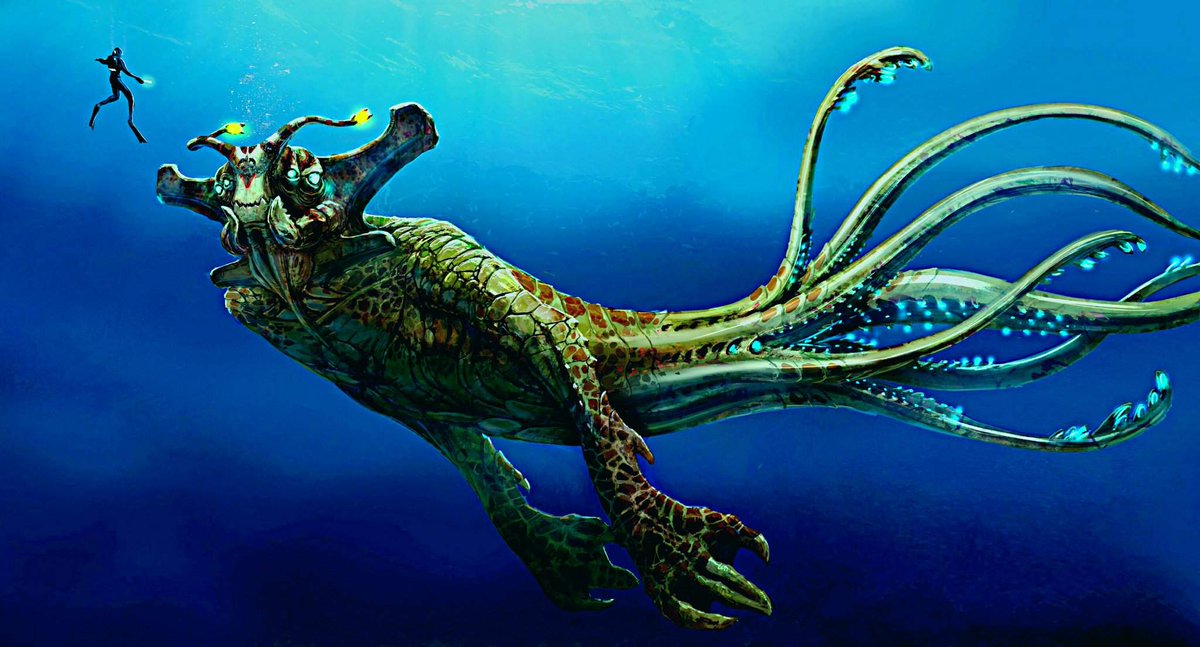 SrayaCosas's tweet photo. I was playing Subnautica on the recommendation of a friend, the game was very nice. https://t.co/HiOMStcD6B