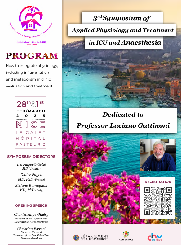 prim. Ina Filipović-Grčić, M.D. (@inafgyahoocom1) on Twitter photo ✅Prehabilitation and anaesthesia choice in cancer surgery: strategy to implement. Case scenario <a href="/GBaldini18/">Gabriele Baldini</a>
✅Intra-operative & Perioperative hypotension: how to revert the patients haemodynamic profile. Case scenario
✅Posters, registration: le-clef.fr/congress-anest… ✅Prehabilitation and anaesthesia choice in cancer surgery: strategy to implement. Case scenario <a href="/GBaldini18/">Gabriele Baldini</a>
✅Intra-operative & Perioperative hypotension: how to revert the patients haemodynamic profile. Case scenario
✅Posters, registration: le-clef.fr/congress-anest…