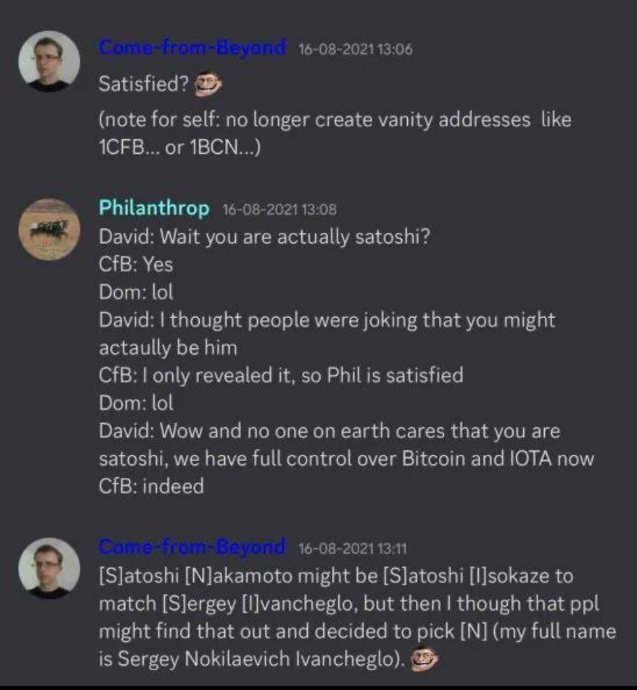 TheCryptoEscape's tweet photo. Oh sh*t so you're telling me not only do we have all these facts that $QUBIC creator @c___f___b is also #Bitcoin creator Satoshi Nakamoto👇

https://t.co/OfFT8sxLVI

But we also have evidence of him openly admitting he is Satoshi and showing how he came up with the name Satoshi!!

But still people will look at all that evidence and the fact that he has admitted to it and say "This person I never met has a personality that doesn't fit.... he isn't Satoshi" 😅

The evidence is there for all to see

And the guy is openly admitting he is Satoshi, what more does anyone want?

Am I the only one fascinated by this? And blown away that most people think this is conspiracy talk rather than factual talk?

@BraverCrypto @IamZeroIka @Moneytaur_ @phoenix_cr47 @saylor @APompliano @theRealKiyosaki @lexfridman