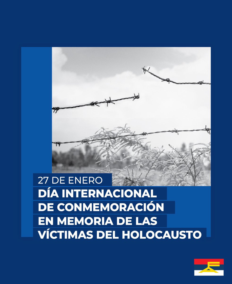 Hoy, recordarmos a los millones de personas que sufrieron y perdieron la vida en el Holocausto. Un acto de memoria para que el dolor de ese pasado no se olvide y para que sigamos luchando por un futuro basado en la dignidad, el respeto y la humanidad.

Recordar es un acto de