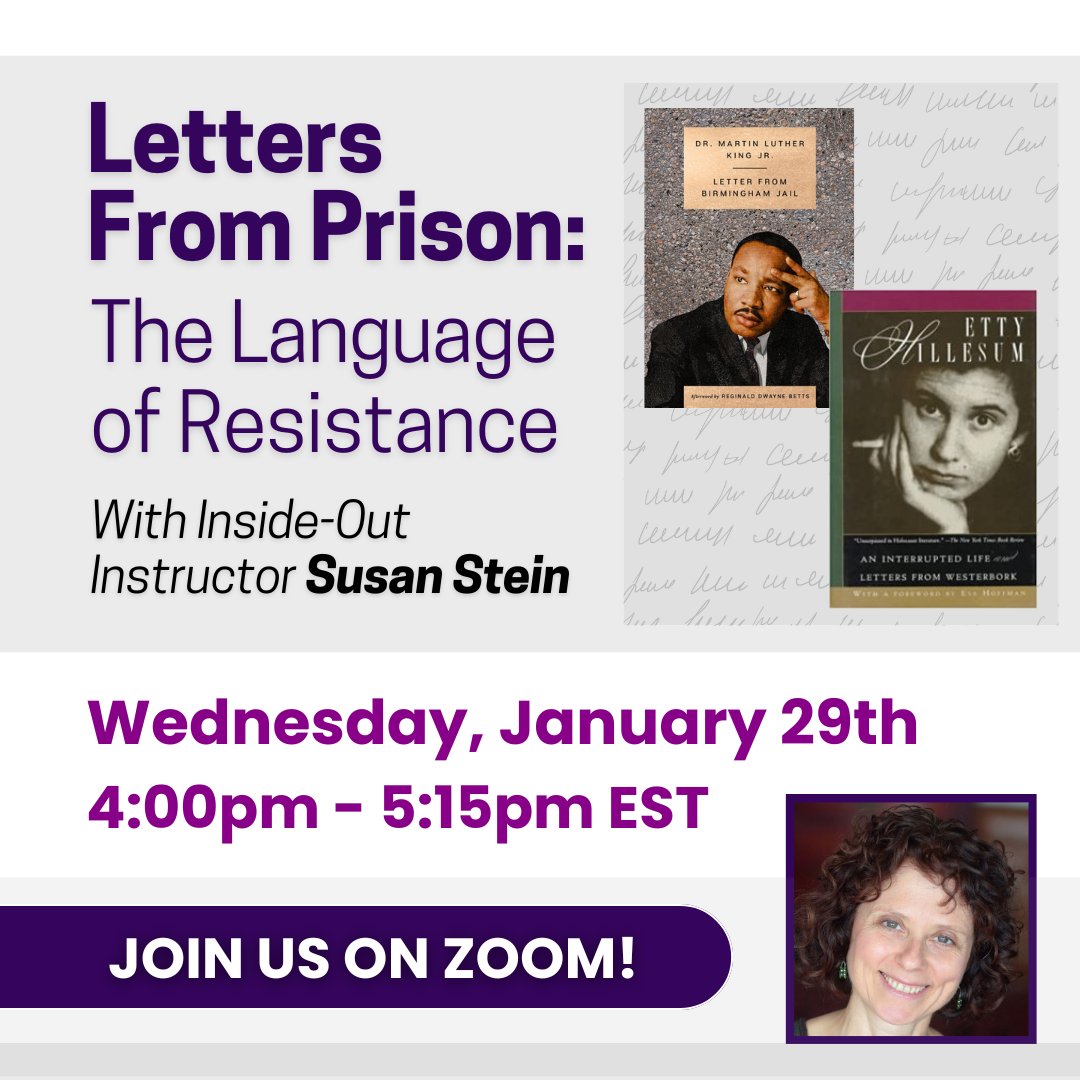 Join our first Zoom session of 2025 with Inside-Out Instructor Susan Stein! Learn more: mailchi.mp/9c83b5889d77/j…

Follow us on BlueSky as we transition off of Twitter/X: bsky.app/profile/inside…