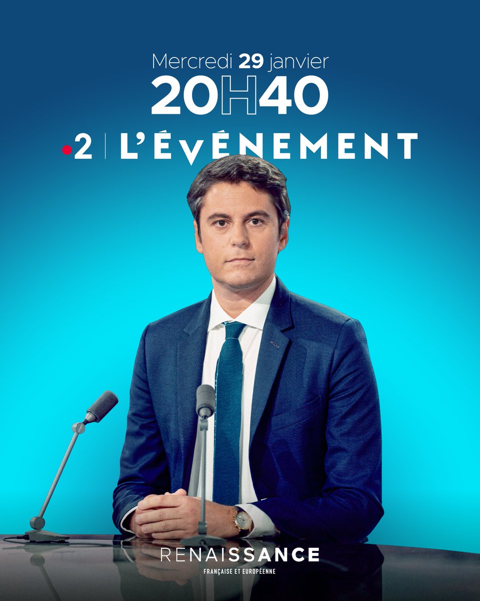 Je vous donne rendez-vous ce mercredi soir sur France 2. 

Je répondrai à toutes les questions de Caroline Roux.