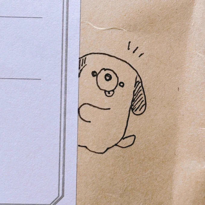 また、うちに届いた際に宛名シールの横から顔を出していたもふいぬくんが可愛すぎて、届いた瞬間から笑顔になった…😭❤️そして、お迎えした事のある子達のシールが付いてくるのめちゃ嬉しいので一緒にお写真⭕️イラストもあみぐるみも天才すぎる✨ 