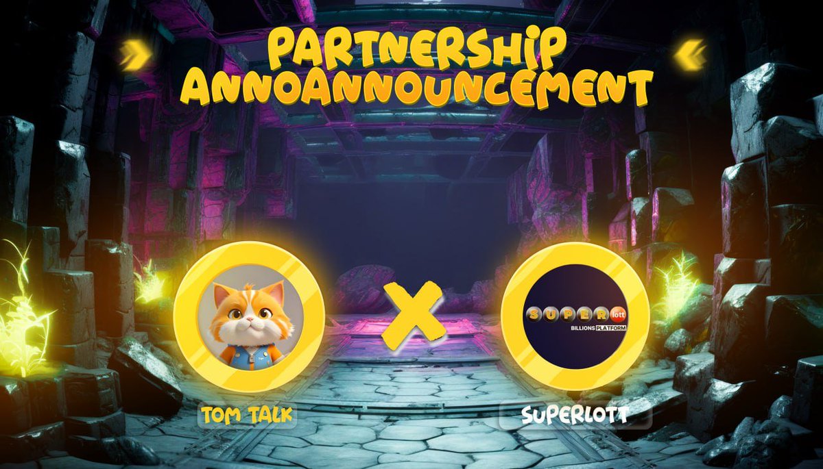 Tomtalkofficial's tweet photo. 📢 Exciting Partnership Announcement 📢

🎉 @Tomtalkofficial ✕ @slott_world 🎉

We’re thrilled to announce our partnership with Superlott, the ultimate blockchain platform for random number generation, NFT minting, and asset tokenization! 🚀

👉 About Superlott:
⚡️ Innovative Blockchain Platform – Empowering developers with advanced tools.
🌍 Global Reach – 110K+ members and miners worldwide.
💪 Backed by AITekventure – Ensuring security, transparency, and innovation.

🌐 Website: https://t.co/oxWmUiy2Kw

👉 About TomTalk:
🎮 Talk-to-Earn platform
👆 Tap-to-Earn gaming experience
🎶 Rewards for chatting, tapping & enjoying music
🌌 Powered by EVM Chain

🎮 Play TomTalk Now: https://t.co/lfz81TcLr5