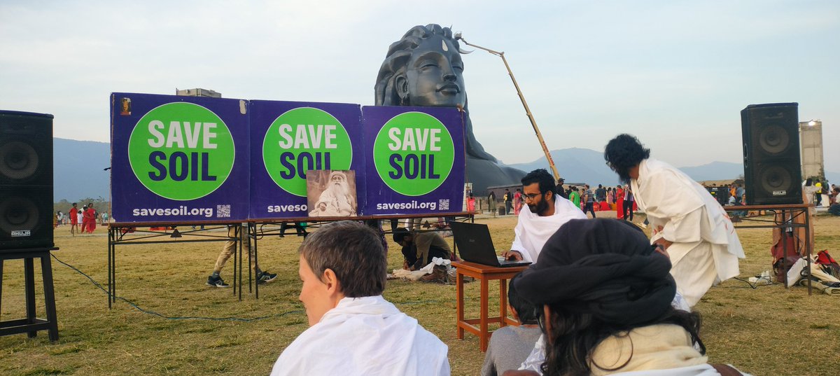 Souravinfra's tweet photo. @savesoilorg https://t.co/YltqUNmgAj