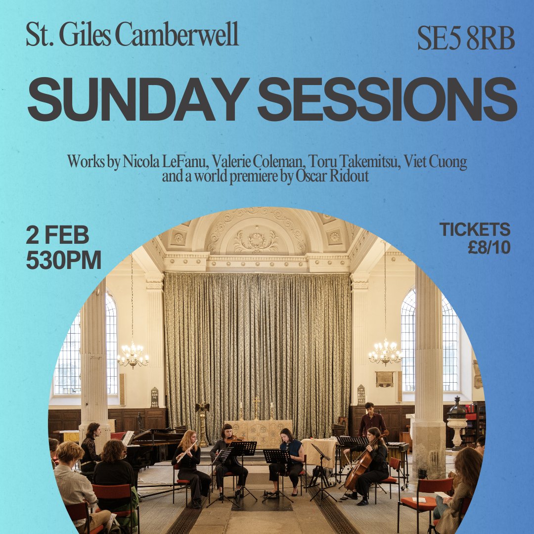 standard_issuex's tweet image. Join us this Sunday at St Giles Cripplegate! Lots of fun music including a world premiere by the wonderful Oscar Ridout :)
Tickets below!
liveatstgiles.com/events/feb24-s…