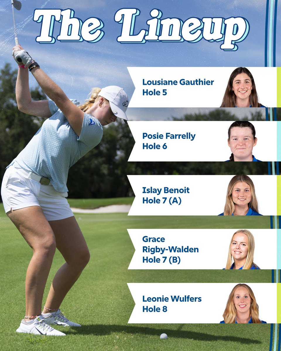 Spring is here! Here's our lineup for Round 1 &amp; 2 at the Sea Best Intercollegiate! #WingsUp