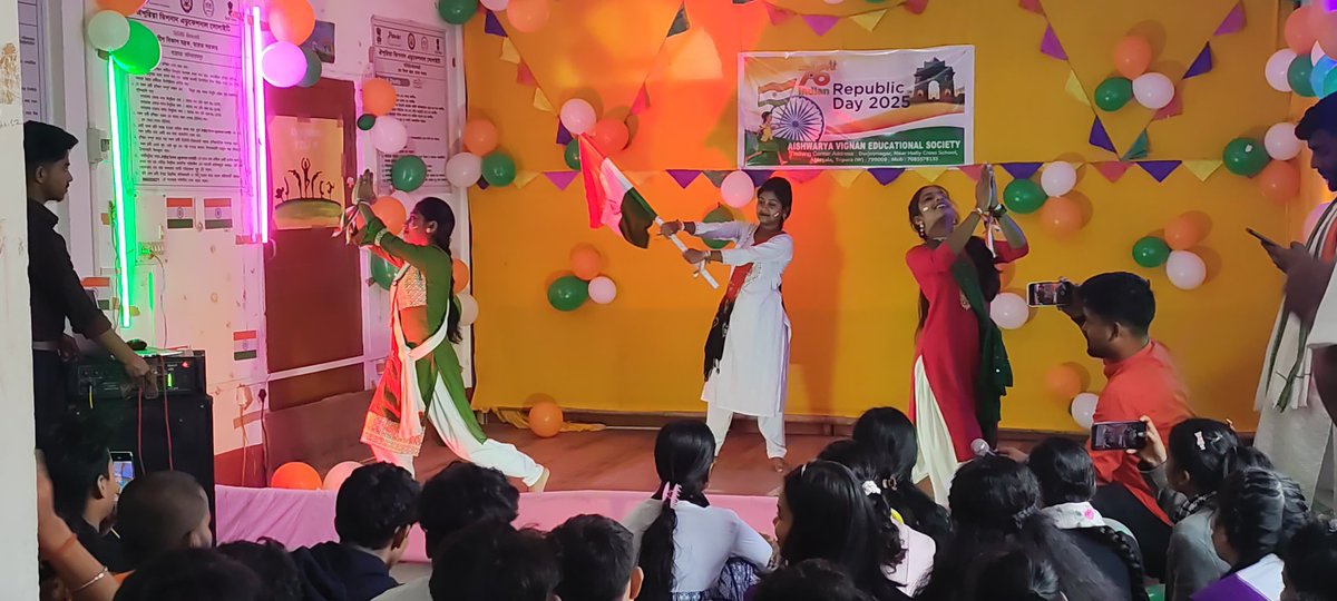 Honoring the spirit of unity and progress on the 76th Republic Day, as different PIAs under DDU-GKY, Tripura come together to celebrate the nation's journey of empowerment and growth. #RepublicDay2025 #DDUGKY #Tripura #UnityInDiversity #EmpowermentThroughSkills
