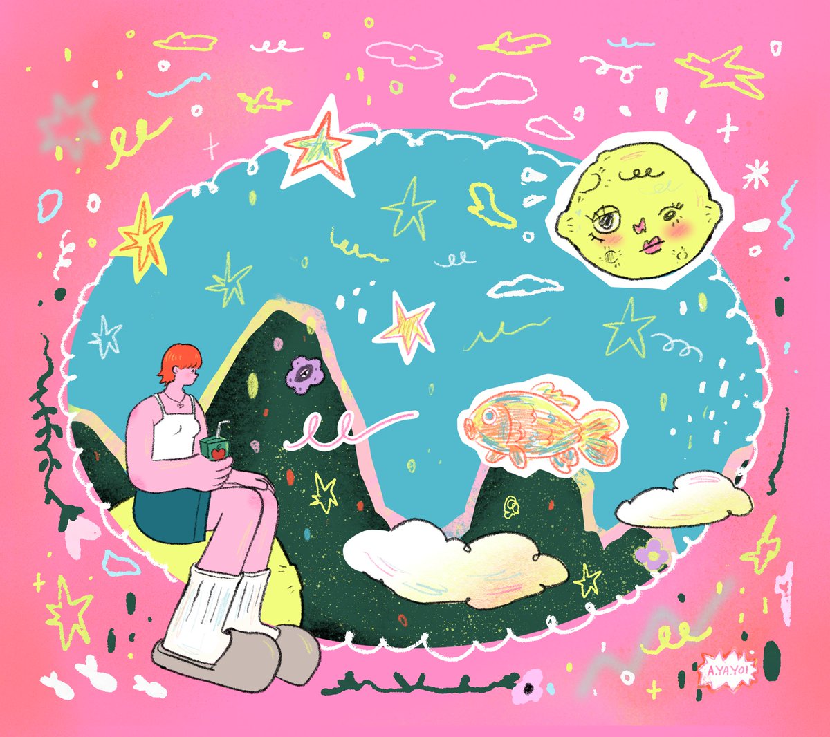 ayayoioil's tweet photo. 🍋💖🌝
(𝟷)𝙸 𝚕𝚘𝚟𝚎 𝚕𝚎𝚖𝚘𝚗 
(𝟸)𝙰.𝚈𝙰.𝚈𝙾𝙸’𝚜 𝙵𝚊𝚟𝚘𝚛𝚒𝚝𝚎 𝚃𝚑𝚒𝚗𝚐𝚜

Tote Bag 1st Edition by A.YA.YOI                                           
2 Sides, 2 Designs
(Front) I love lemon
(Back) A.YA.YOI’s Favorite Things
size 18x20inch  price: 420.-

#ayayoiart https://t.co/mD5fi0Rn6g