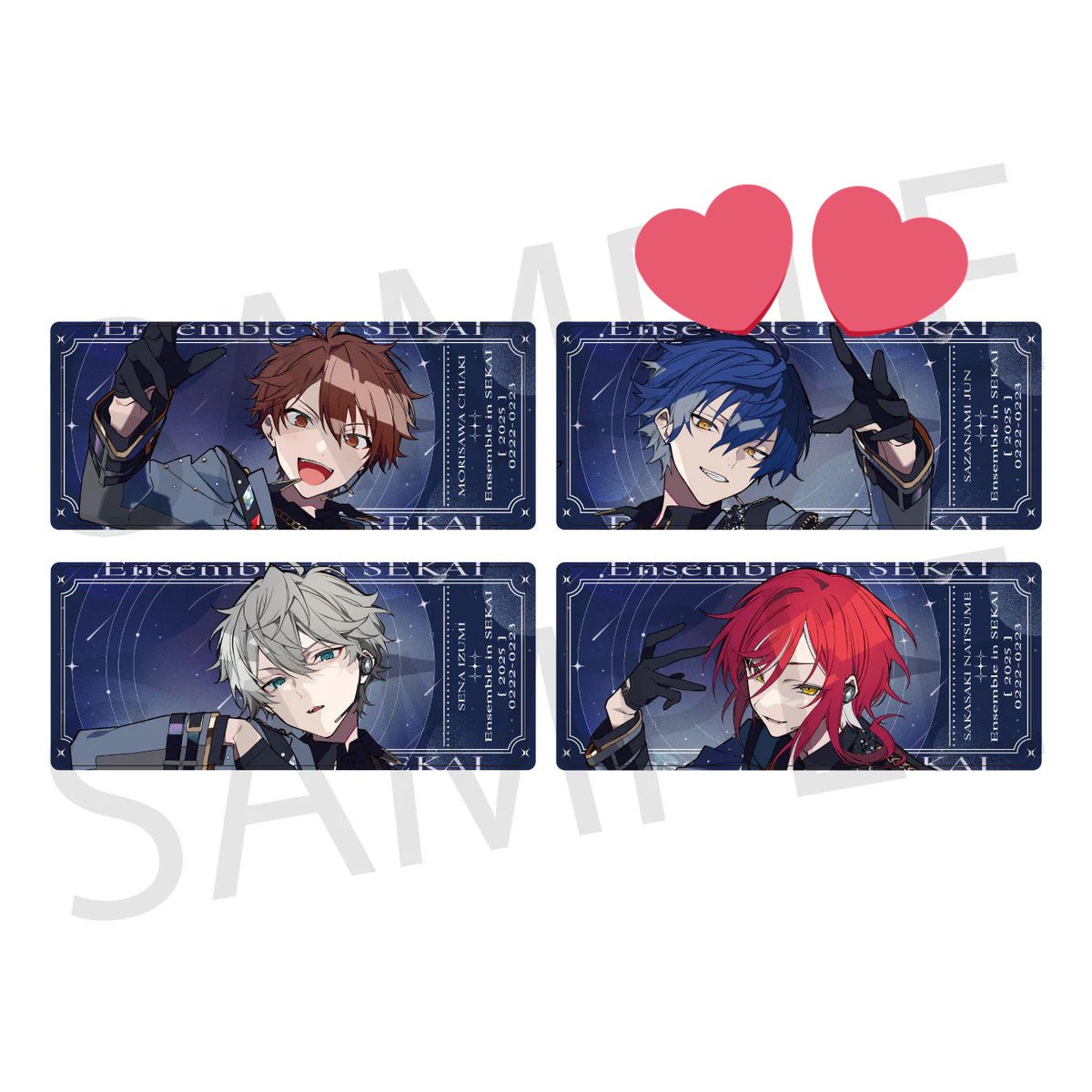 【買取】プロセカ あんスタ コラボ コネクトライブ 缶バッジ チケット風カード

譲：定価+送料

求：ジュン 各2〜5

※異種グッズとの交換も可能です

郵送(カードは2〜)
お気軽にお声掛けください