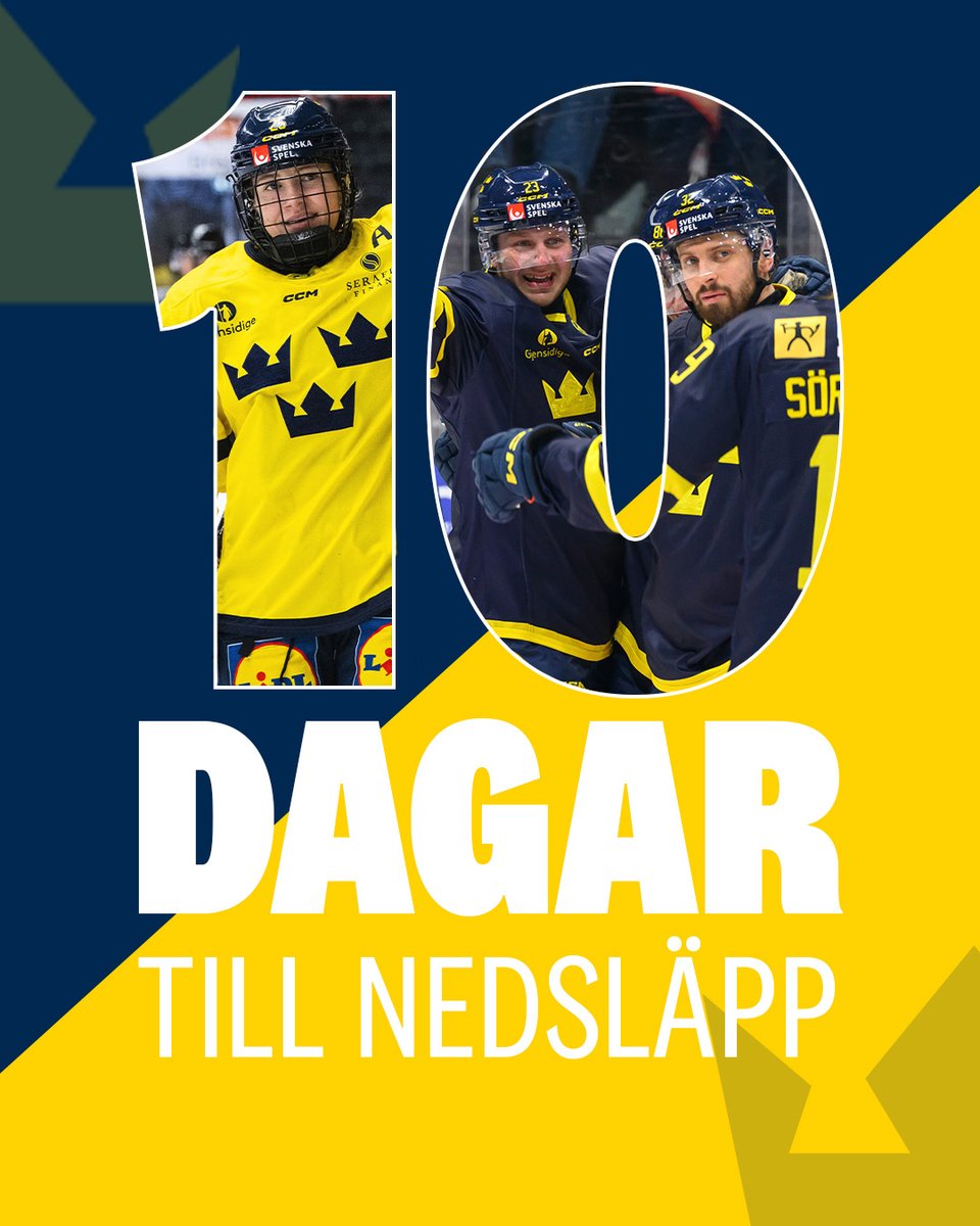 Trekronorse's tweet photo. Bara 10 dagar kvar ❤️
I Gävle går Damkronorna för en OS-plats och ett historiskt publikrekord. I Stockholm ska Tre Kronor spela de första matcherna i nya Avicii Arena 🔥

Säkra dina 🎟️ ⤵️
Tre Kronor: https://t.co/nZUuYACqFr
Damkronorna: https://t.co/qEYKXRTVby https://t.co/fSWYNpmPuq