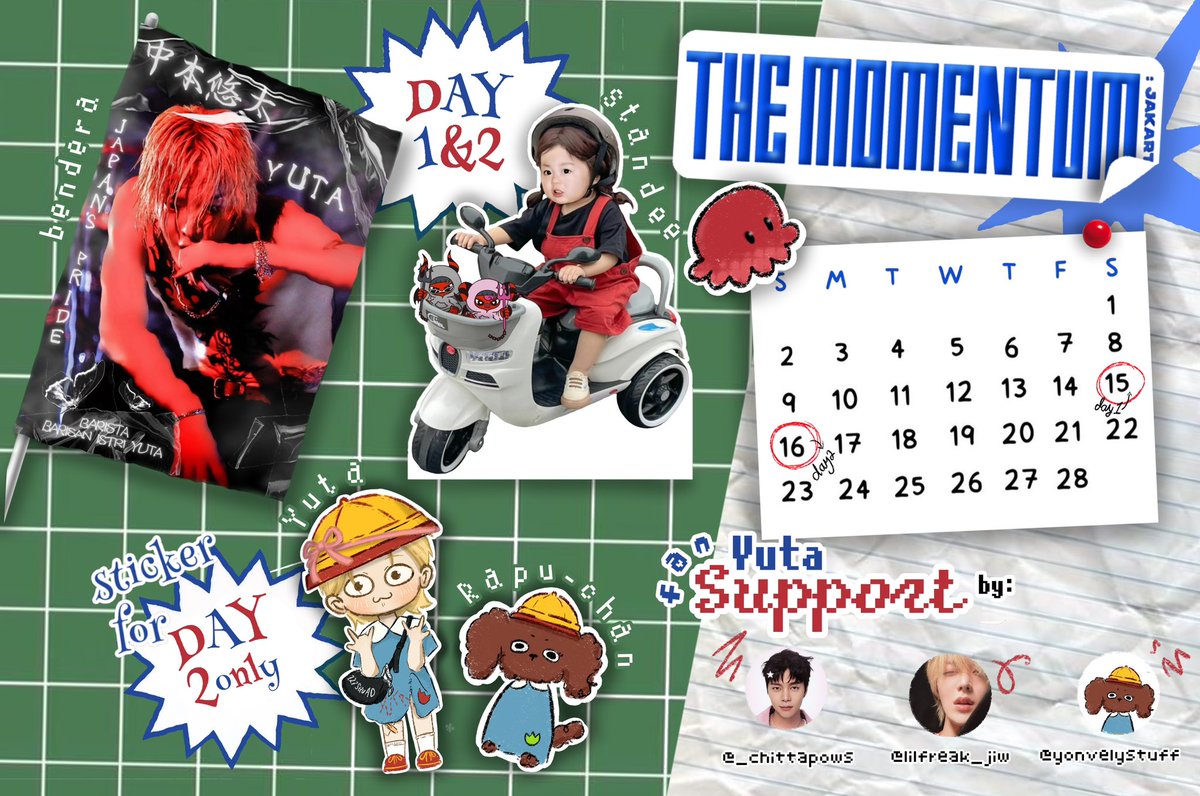 🦋˖ #Yuta 𝐌𝐢𝐧𝐢 𝐅𝐚𝐧 𝐒𝐮𝐩𝐩𝐨𝐫𝐭 ──★NCT127 4th Tour Neo City : Jakarta “THE MOMENTUM”

╰➤by @_chittapows <a href="/lilfreak_jiw/">jiw🦋</a> @yonvelystuff 

Are u fcking ready⁉️🍒🧸

🗓️ : 15-16 Feb 2025
⏰ : TBA
📍 : Indonesia Arena

#NEOCITY_THE_MOMENTUM_JAKARTA 
#中本悠太 #유타 #ユウタ