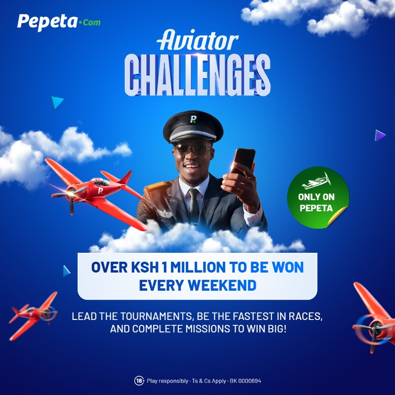pepeta_bet's tweet photo. Tumeongeza ladha kwa mchuzi  Kila SATURDAY na SUNDAY win MORE na PEPETA AVIATOR CHALLENGES!! Juu ya zile FREEBETS za the 3 Daily CHALLENGES, sasa kuna 1 MILLION extra in prizes. Join the challenge NOW: https://t.co/SyT3O7pxFl