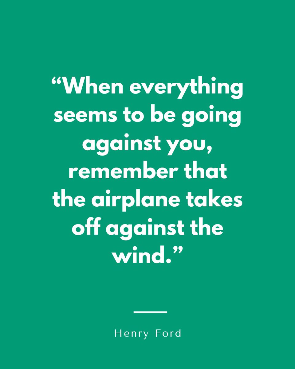 “When everything seems to be going against you, remember that the airplane takes off against the wind.” - Henry Ford

Have a great day 😊

#JAHH
#HelpingTheHomeless
#Chertsey #Runnymede #Surrey #Quote 
#KindnessMakesYourHeartSmile
💰 Donate here: justahelpinghand.sumupstore.com