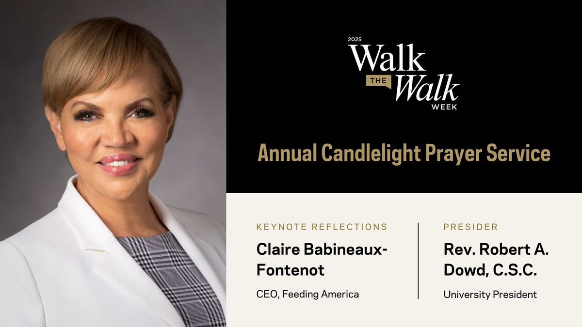 University of Notre Dame tweet media