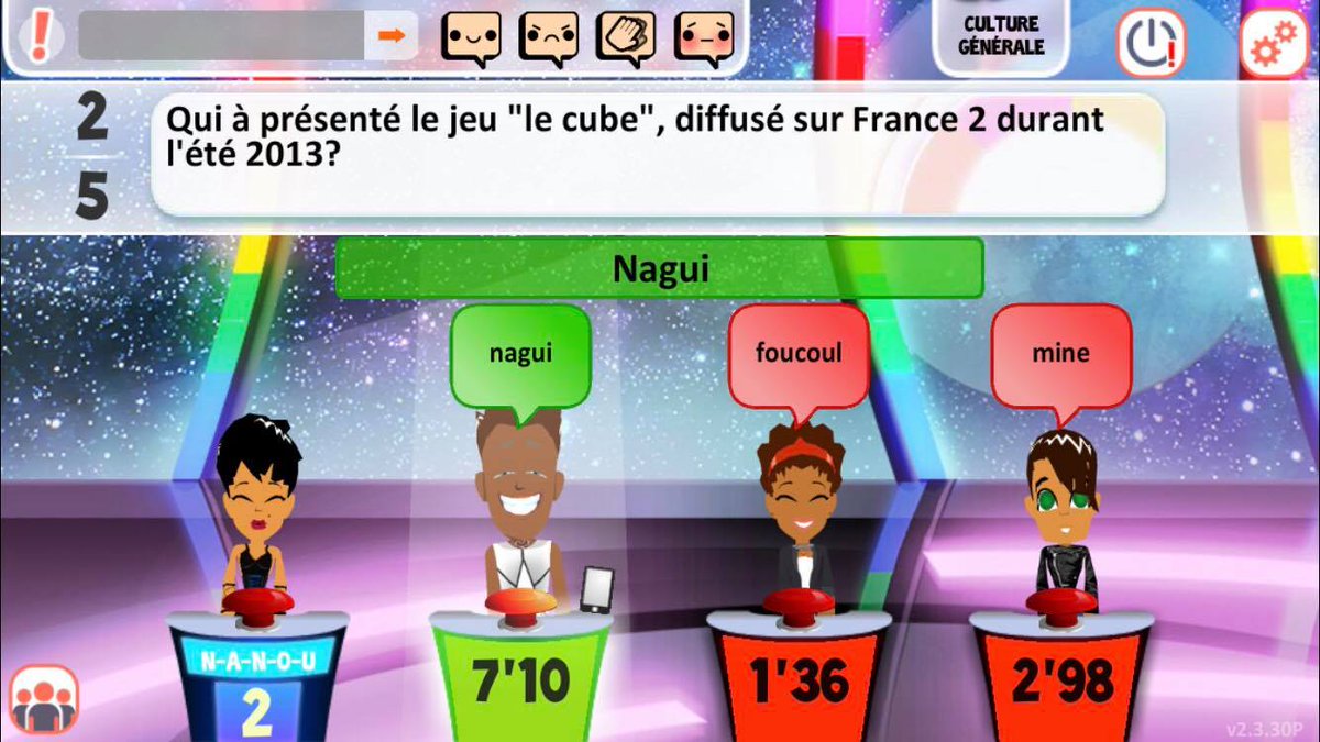 P2Superbuzzer's tweet photo. @CerfiaFR Moi j'aurais voté... Foucoul 😂 #Superbuzzer #quiz #lol https://t.co/i8bZevtk0F