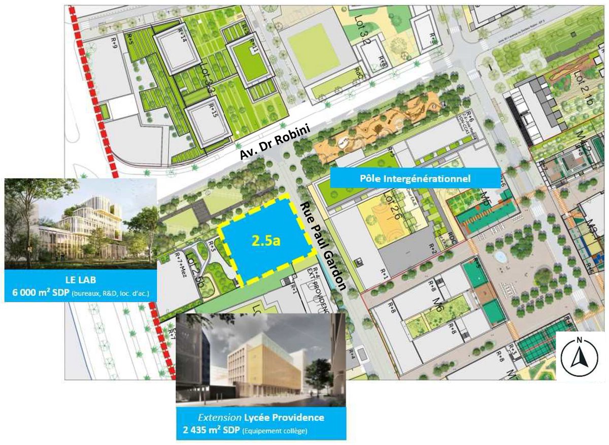 Nice2030_actu's tweet image. Consultation promoteurs-concepteurs lancée par l'@EPA_EcoVallee pour le lot 2.5a de la ZAC Nice Méridia.

Environ 80 logements y sont prévus (accession libre, accession sociale et locatif intermédiaire).

Objectif de livraison : 2029 🏗️

#Nice06 #NiceMéridia #teamarchi