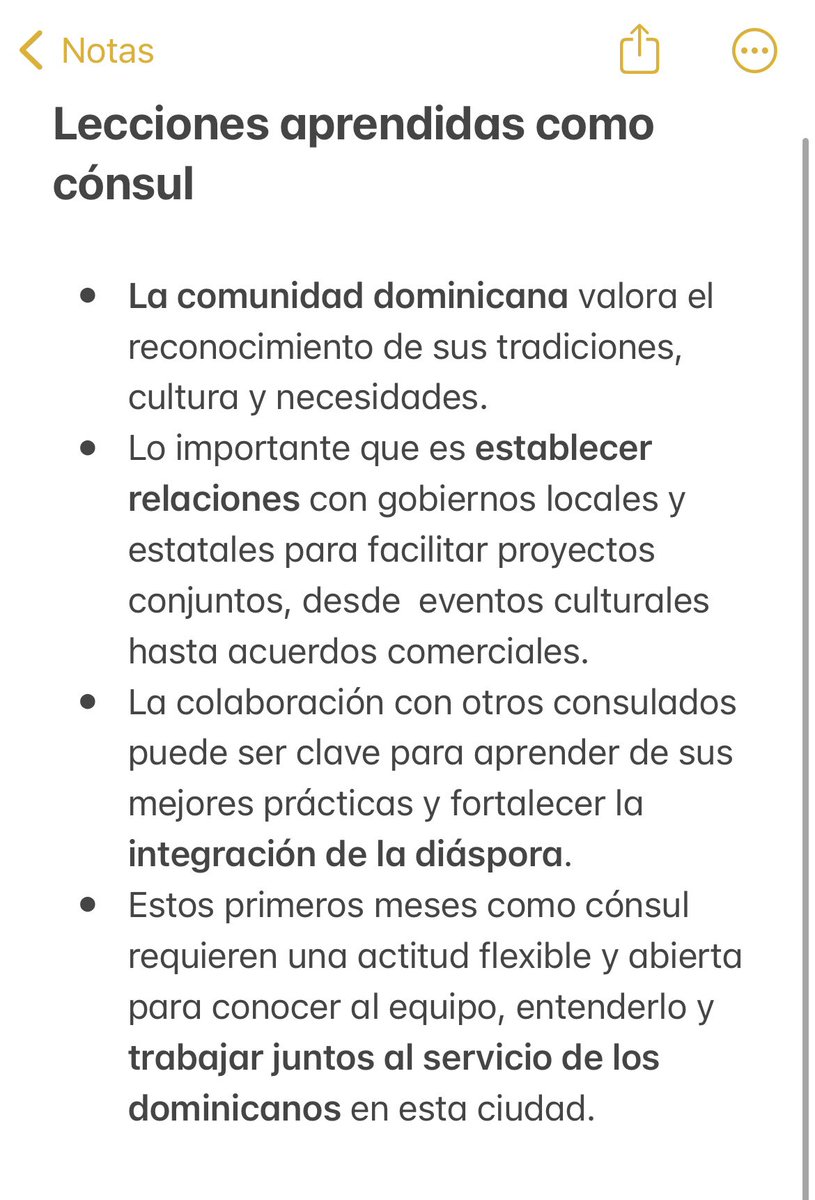 Mis reflexiones como cónsul.