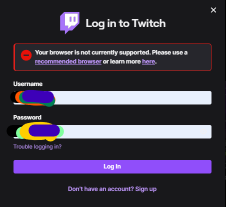 RushGenix's tweet photo. @TwitchSupport I have a problem! From Microsoft Edge twitch does not allow me to access my account, even though the browser from your information site is supported. What should I do? I have an updated PC, I do not have extensions, the browser is updated to the latest version. https://t.co/F49a9VNSy7