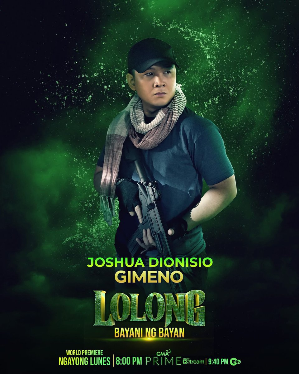 __ralphjoshua's tweet photo. Kakampi o Kalaban? 🐊 

Abangan si JOSHUA DIONISIO bilang GIMENO sa Dambuhalang Pagbabalik ni Dakila at Lolong: Bayani ng Bayan, ngayong January 20, 8PM sa GMA Prime!

#JoshuaDionisio #Lolong | January 2025 | GMA Prime https://t.co/rpYE0AxQG2