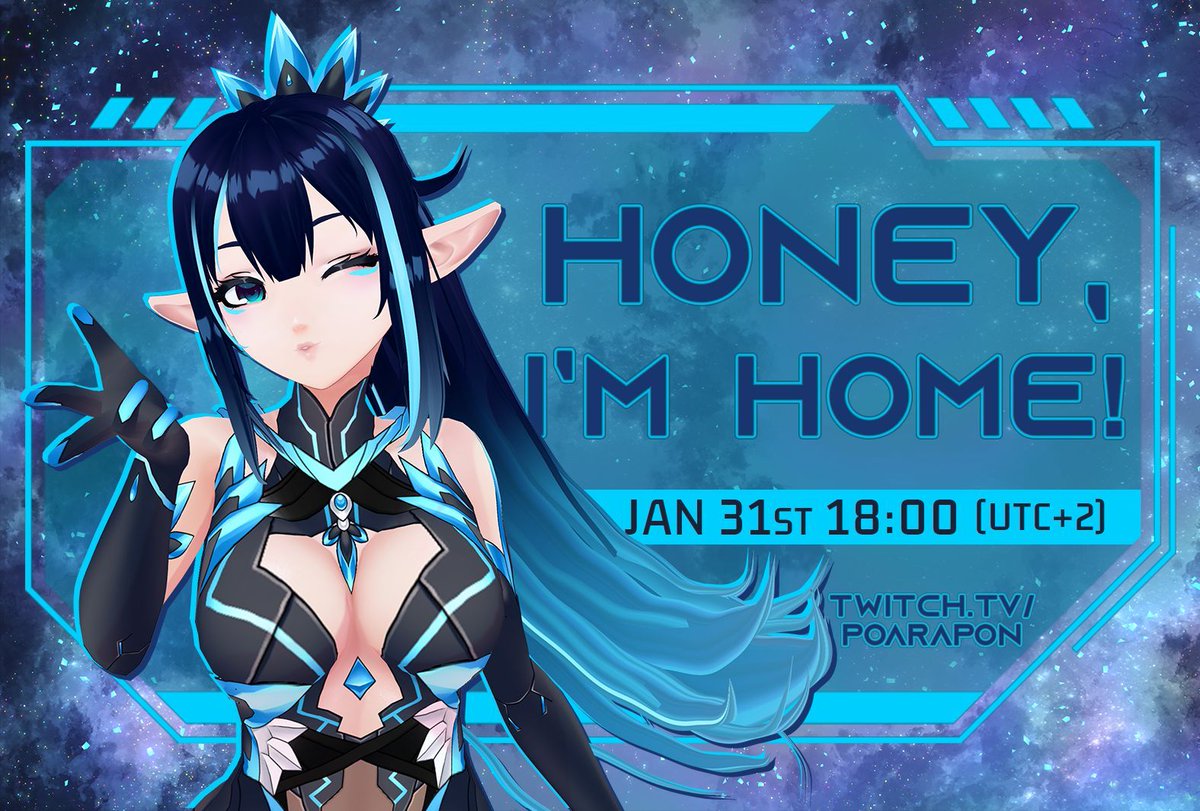 Hi everyone! It’s been 1.5 years since my last stream, but I’m excited to announce I’ll be back this Friday, Jan 31st! 🎉 I’m really excited but also a bit nervous, so please be kind &amp; patient with me. 🙏 Can’t wait to see you all again! 🩵

#Vtuber | #ENvtuber | #VtuberUprising