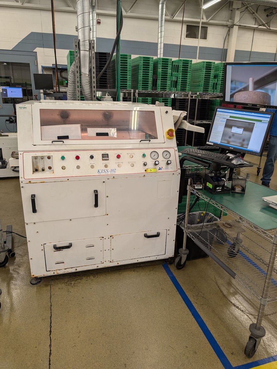 BAJABid's tweet photo. Featured item alert! Check out this #ACE Kiss 102 Selective Solder machine in lot 90: https://t.co/t5PB9d4Hkw https://t.co/awFHnDmmaO
