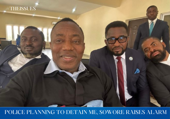 theissues101's tweet image. Former presidential candidate and activist, @sowore, has disclosed that he has been granted bail following an engagement with the Force Intelligence Department of the Nigeria Police Force in Abuja on Monday. 
#theissues