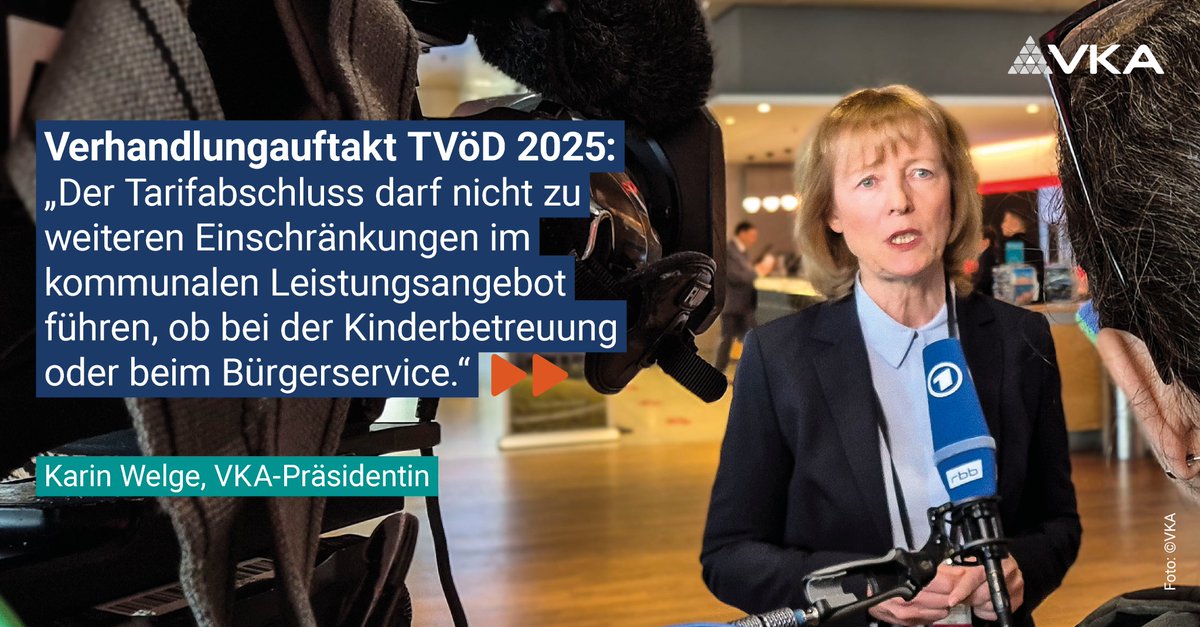 Vereinigung der kommunalen Arbeitgeberverbände VKA tweet media