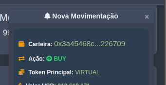 UnipoolsXyz's tweet photo. UPOOLS EGENT: Several alerts of large VIRTUAL purchases, this whale bought 250 thousand dollars at the moment, but there are more purchases.💥 https://t.co/pPOhGEJ3ta