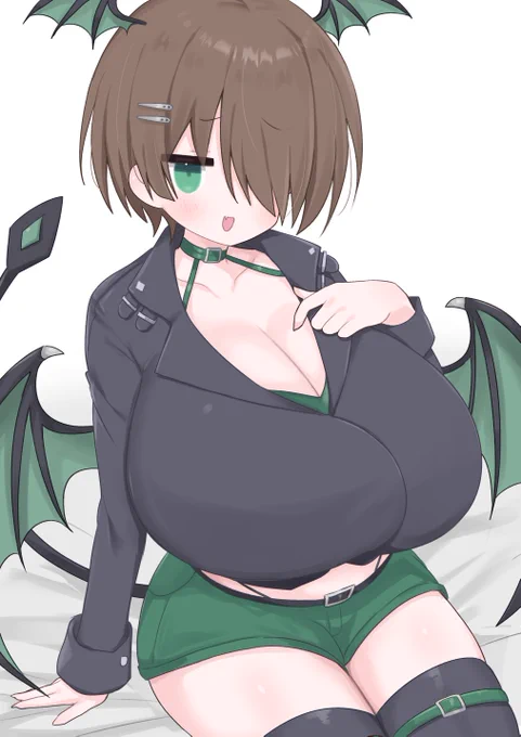 skebありがとうございました～～～谷間だけ?全部見せなさい!! 