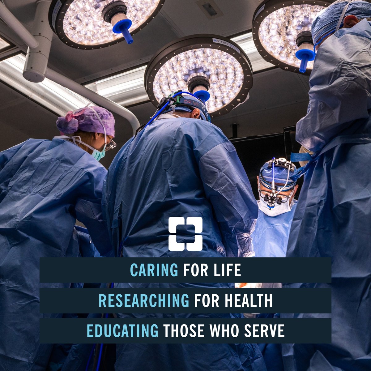 ClevelandClinic's tweet photo. Being a caregiver carries a tremendous sense of purpose. We heal, innovate and work as a team. Our goal is to do as much good as possible united by a single mission. #StateOfTheClinic https://t.co/t6awkOg2VL
