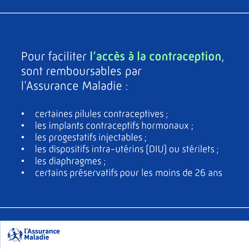 Assur_Maladie's tweet photo. #SantéSexuelle | Il existe de nombreux moyens de #contraception. 

♀️♂️Certains sont remboursables par l'Assurance Maladie, notamment pour les jeunes de moins de 26 ans.

Depuis le 21 janvier, une nouvelle marque de préservatifs est également prise en charge pour les -26 ans.
