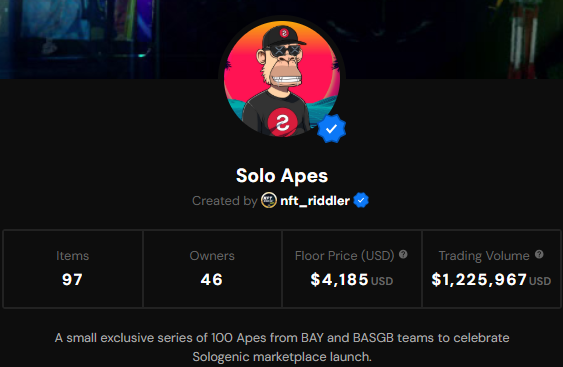PandaBotSales's tweet photo. @IAMXRP @bgarlinghouse 🚨 The OG of XRPL NFTs! 🚨

Solo Apes 🦍 A legendary series of 100 exclusive Apes by BAY &amp; BASGB teams to celebrate the Sologenic Marketplace launch. The first NFTs on XRPL using the XLS-16 standard. Rare, iconic, and historical!
personified all the legends

#SoloApes #XRPL #NFTs https://t.co/sfUwCIlxG3