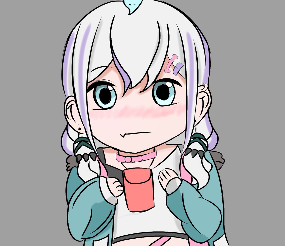 Ccceric7's tweet image. 咪奇~ 新年快樂！！
給妳一份紅包！！💙💙
#M1chiArt