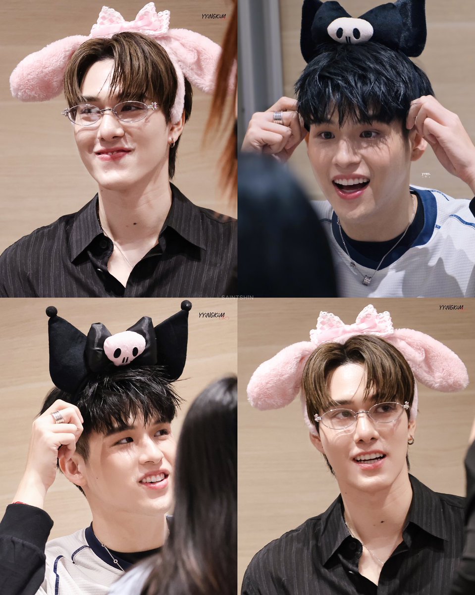 SAINTSHlN's tweet image. our beloved melonani and kurosky 🥹💘

FANSIGN WITH SKY-NANI 
#สนามอ่านเล่น2025XSKYNANI