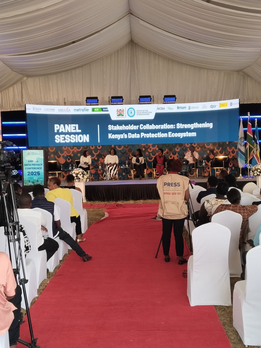 FaibaJTL's tweet photo. Faiba On Location. 

Panel Session 4: Stakeholder Collaboration: Strengthening Kenya's Data Protection Ecosystem. 

@ODPC_KE @FaibaJTL 

#DataPrivacyConference https://t.co/f07ujUf2om