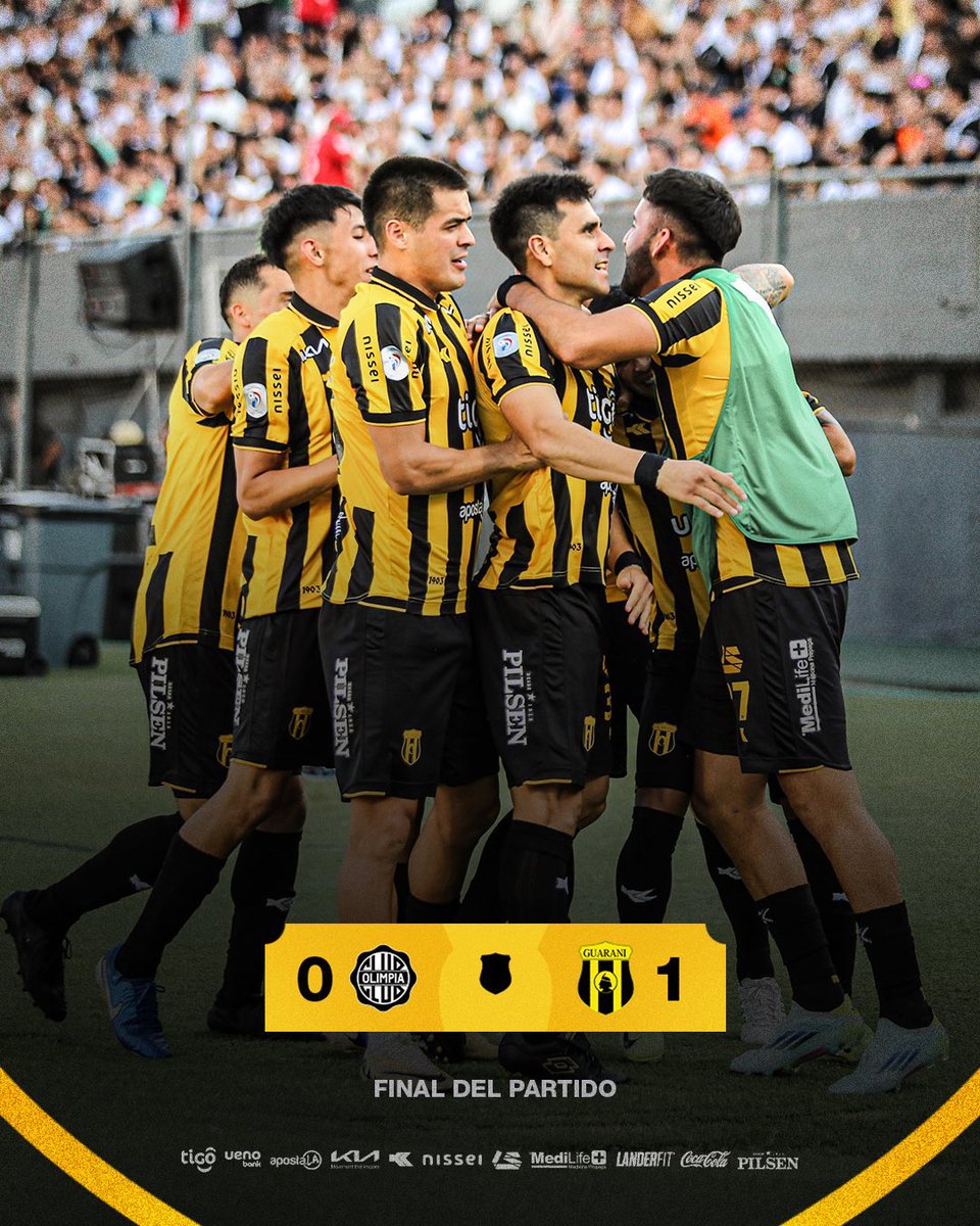 Unicodeprimera's tweet photo. Guarani ganó un gran partido con un gol de vestuario y se llevó los puntos a Dos Bocas #UnicodePrimera https://t.co/h8UBAynUHg