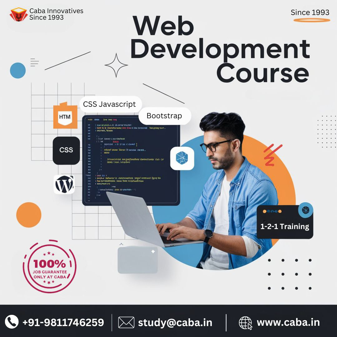 CabaInnovative's tweet image. 💻✨ Become a Web Development Pro! ✨💻
🚀 Bring your ideas to life with our Web Development Course!
📞 Call 9811746259
#Cabainnovatives #WebDevelopmentCourseinDelhi #LearnWebDevelopment #JobGuaranteeCourses