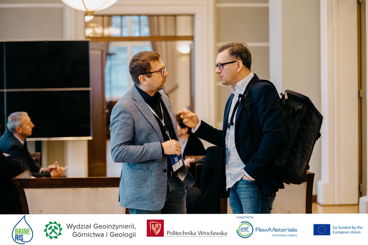 BrineRIS_'s tweet photo. BrineRIS at the 3rd Business Breakfast with EIT RawMaterials!🌟
Over 100 participants joined us in Wrocław to discuss BrineRIS's goals &amp; achievements. Proud to co-organize and foster collaborations! Thanks to all for the productive discussions! 🚀 #BrineRIS #EITRawMaterials https://t.co/aSGRaNQCxp