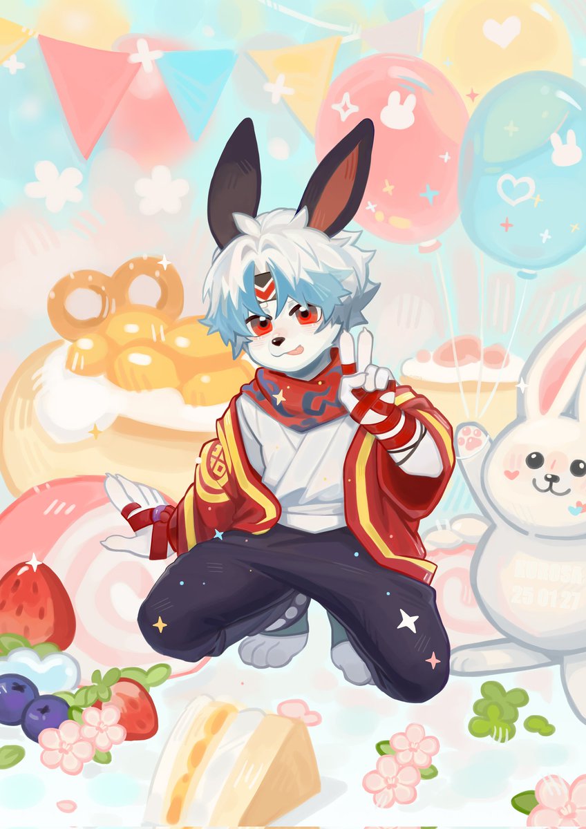k_ffc901's tweet image. 🍰虎琛生日快乐🍰
🌹大家新年快乐🌹