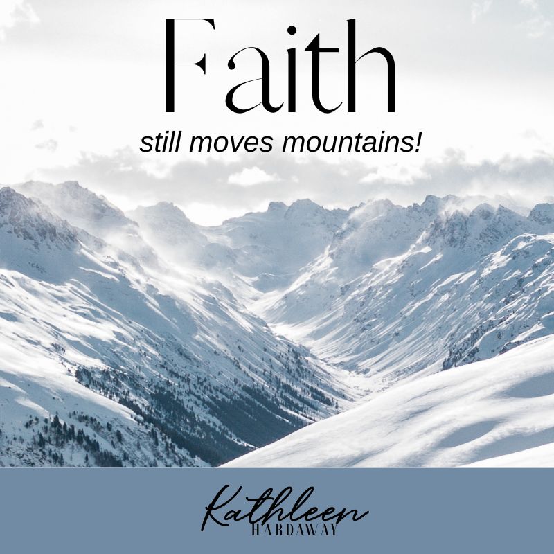 kathardaway's tweet image. Do you have a mountain in your life that needs moving? Keep on believing and praying! #believe #prayon #mondaymotivation
